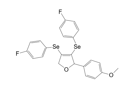 3,4-Bis((4-fluorophenyl)selanyl)-2-(4-methoxyphenyl)-2,5-dihydrofuran