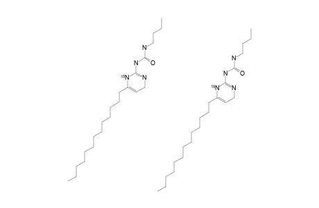 N-BUTYLAMINOCARBONYL-6-TRIDECYL-ISOCYTOSINE-(15)-N-(1)