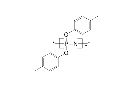 Poly(bis-p-tolyloxyphosphazene)