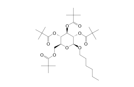HEXYL-2,3,4,6-TETRA-O-PIVALOYL-BETA-D-GLUCOPYRANOSIDE