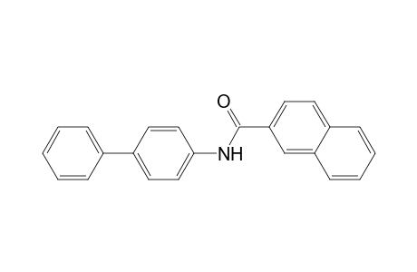 N-(4-phenylphenyl)-2-naphthalenecarboxamide