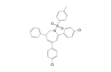 5,7-Bis(4-chlorophenyl)-3-phenyl-1-tosyl-2,3-dihydro-1H-azepine