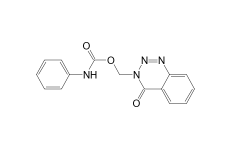 (4-oxo-1,2,3-benzotriazin-3(4H)-yl)methyl carbanilate