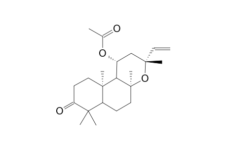 ent-11.alpha.-Acetoxy-3-oxo-13-epimanoyl oxide