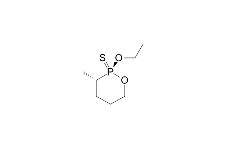 TRANS-2-ETHOXY-3-METHYL-1,2-OXAPHOSPHORINANE-2-SULFIDE