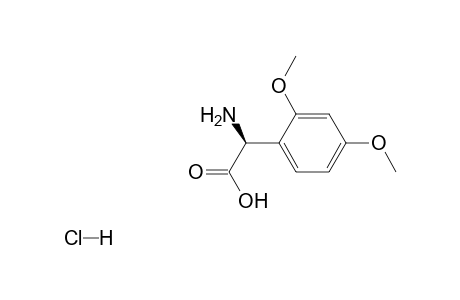(S)-2-Amino-2-(2,4-dimethoxyphenyl)acetic acid hydrochloride