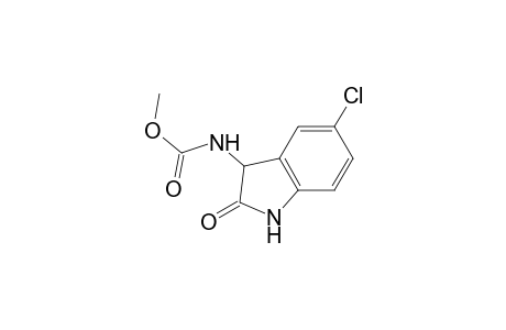 Carbamic acid, (5-chloro-2,3-dihydro-2-oxo-1H-indol-3-yl)-, methyl ester