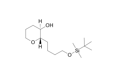 (2S,3R)-2-[4-(tert-Butyldimethylsilyoxy)butyl]tetrapyran-3-ol