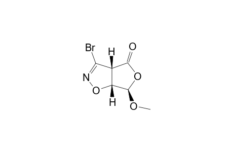 3-Bromo-6-exo-methoxy-3a,6a-dihydrofuro[3,4-d]isoxazol-4(6H)-one