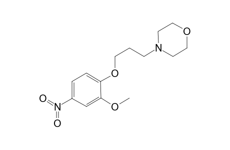 4-[3-(2-methoxy-4-nitrophenoxy)propyl]morpholine