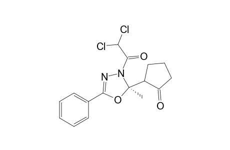 (2R)-3-(-2,2-Dichloroacetyl)-2,3-dihydro-2-methyl-2-(2-oxocyclopentyl)-5-phenyl-1,3,4-oxadiazole