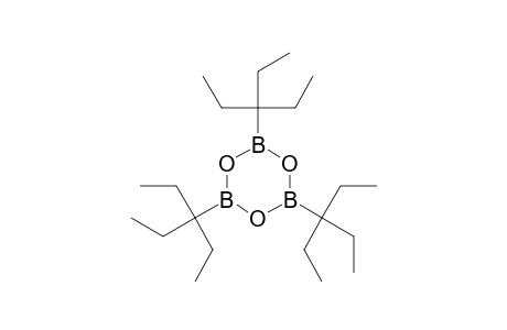 Boroxin, tris(triethylmethyl)-