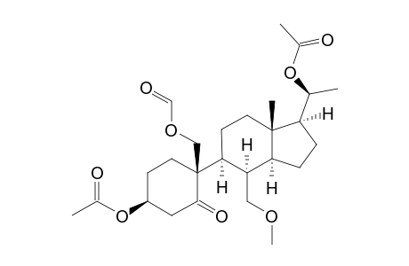3.beta.,20.beta.-Diacetoxy-5,7,sec-6-methoxy-19-(formyloxy)pregnane-5-one