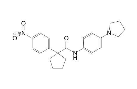 cyclopentanecarboxamide, 1-(4-nitrophenyl)-N-[4-(1-pyrrolidinyl)phenyl]-