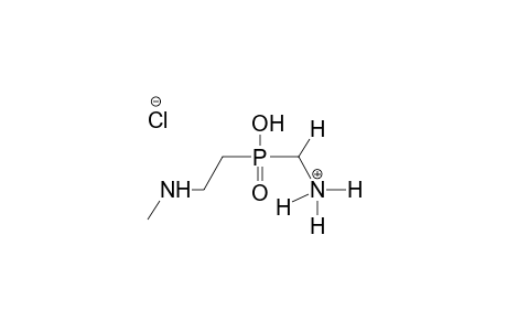 2-METHYLAMINOETHYL(AMINOMETHYL)PHOSPHINIC ACID HYDROCHLORIDE