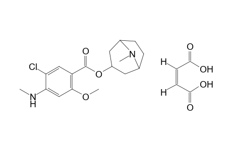 5-chloro-4-(methylamino)-o-anisic acid, tropan-3-yl ester, maleate(1:1)(salt)