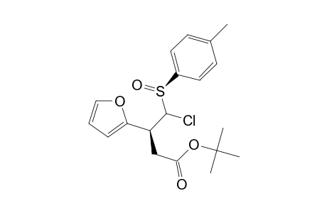 (3S*,4R*,sS*)-tert-Butyl 4-chloro-3-(2-furyl)-4-(p-tolylsulfinyl)butanoate