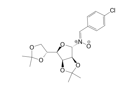 .alpha.-D-Mannofuranosylamine, N-[(4-chlorophenyl)methylene]-2,3:5,6-bis-O-(1-methylethylidene)-, N-oxide, (Z)-