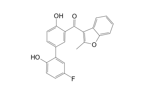 (5'-Fluoro-2',4-dihydroxy-1,1'-biphenyl-3-yl)(2-methyl-1-benzofuran-3-yl)methanone