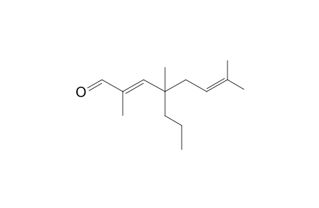 (2E)-2,4,7-trimethyl-4-propyl-octa-2,6-dienal