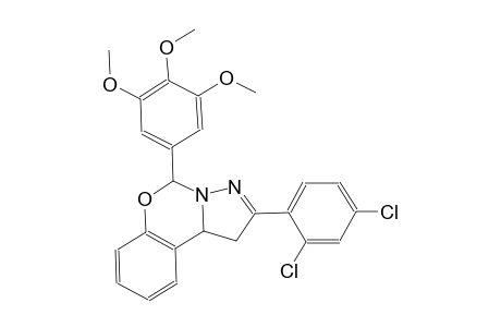 2-(2,4-dichlorophenyl)-5-(3,4,5-trimethoxyphenyl)-1,10b-dihydropyrazolo[1,5-c][1,3]benzoxazine