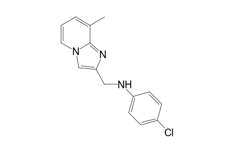 4-Chloro-N-[(8-methylimidazo[1,2-a]pyridin-2-yl)methyl]aniline