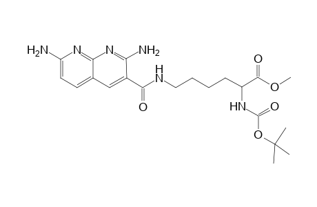 N(a)-tert-Butyloxycarbonyl-N(e)-[(2,7-diamino-1,8-naphthyridin-3-yl)carbonyl]lysine methyl ester