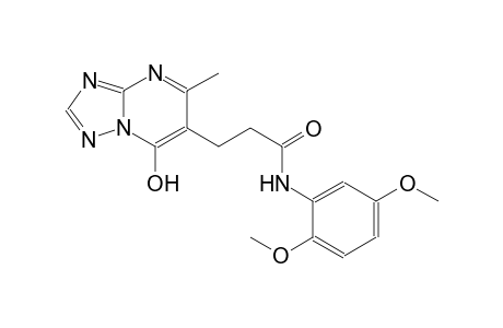 [1,2,4]triazolo[1,5-a]pyrimidine-6-propanamide, N-(2,5-dimethoxyphenyl)-7-hydroxy-5-methyl-