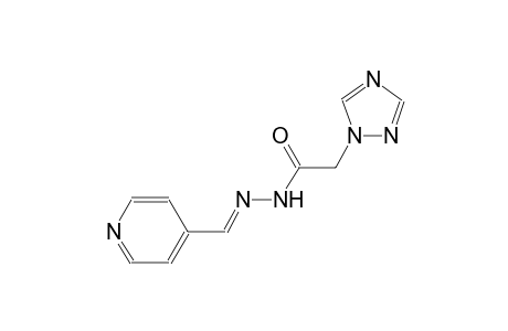 N'-[(E)-4-pyridinylmethylidene]-2-(1H-1,2,4-triazol-1-yl)acetohydrazide