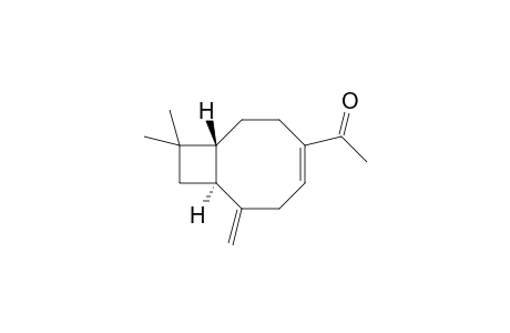 1-((1R,8S,E)-10,10-Dimethyl-7-methylenebicyclo[6.2.0]dec-4-en-4-yl)ethanone
