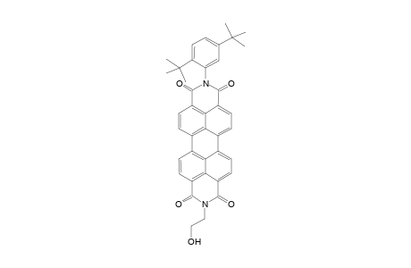 N(2)-[2,5-di(t-butyl)phenyl]-N(1)-(hydroxyethyl)-3,4:9,10-perylenetetracarboxydiimide