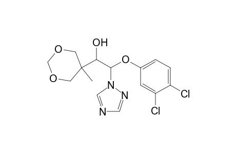 1H-1,2,4-Triazole-1-ethanol, beta-(3,4-dichlorophenoxy)-alpha-(5-methyl-1,3-dioxan-5-yl)-