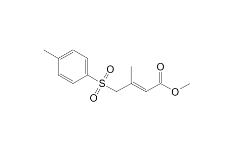 (E)-3-methyl-4-(4-methylphenyl)sulfonyl-2-butenoic acid methyl ester