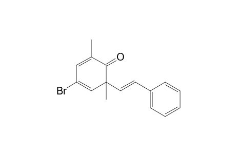 4-Bromo-2,6-dimethyl-6-[(E)-styryl]cyclohexa-2,4-dienone