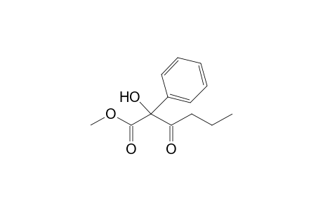 Methyl 2-hydroxy-3-oxo-2-phenylhexanoate