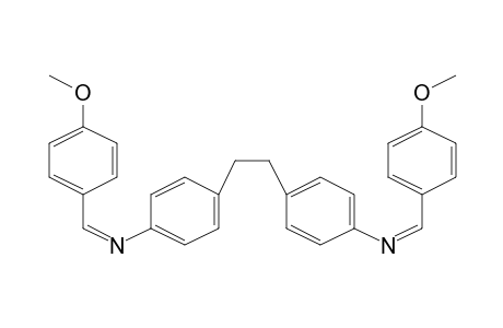 N-[(Z)-(4-Methoxyphenyl)methylidene]-N-(4-[2-(4-([(Z)-(4-methoxyphenyl)methylidene]amino)phenyl)ethyl]phenyl)amine