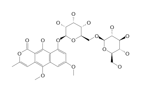 PAEPALANTINE-9-O-BETA-D-ALLOPYRANOSYL-(1->6)-GLUCOPYRANOSIDE