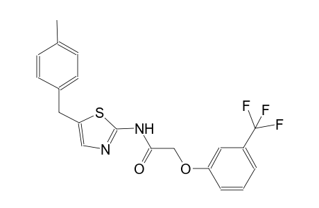 acetamide, N-[5-[(4-methylphenyl)methyl]-2-thiazolyl]-2-[3-(trifluoromethyl)phenoxy]-
