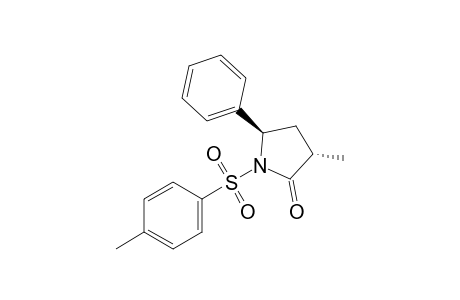 (3S,5R)-(-)-3-Methyl-5-phenyl-1-(p-toluenesulfonyl)pyrrolidin-2-one