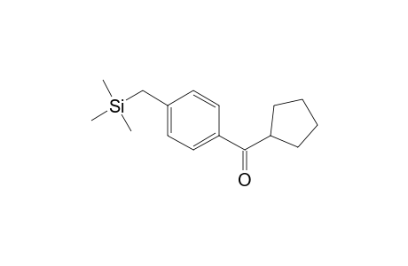 4-(Trimethylsilylmethyl)benzoylcyclopentane