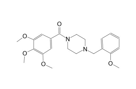 1-(2-methoxybenzyl)-4-(3,4,5-trimethoxybenzoyl)piperazine