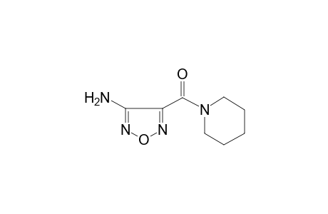 4-(1-Piperidinylcarbonyl)-1,2,5-oxadiazol-3-ylamine