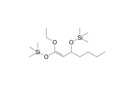 1-Ethoxy-1,3-bis(trimethylsilyloxy)hept-1-ene