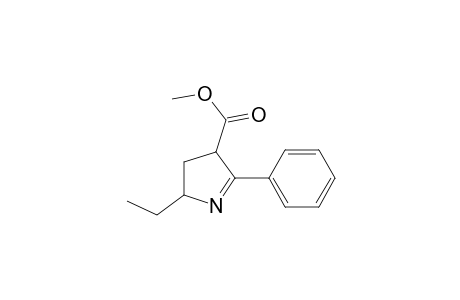 2H-Pyrrole-4-carboxylic acid, 3,4-dihydro-2-ethyl-5-phenyl-, methyl ester