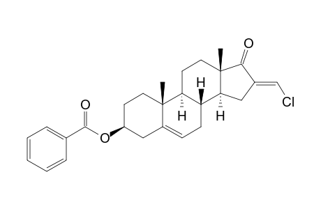 3.beta.-Benzoyloxy-16(E)-chloromethyleneandrost-5-ene-17-one