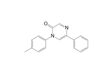 2(1H)-Pyrazinone, 1-(4-methylphenyl)-5-phenyl-