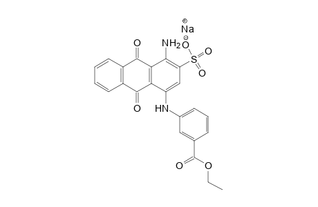Benzoic acid, 3-[(4-amino-9,10-dihydro-9,10-dioxo-3-sulfo-1-anthracenyl)amino]-, 1-ethyl ester, monosodium salt