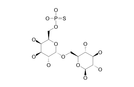 6-O-ALPHA-D-GALACTOPYRANOSYL-6'-O-THIOPHOSPHATE-BETA-D-GLUCOPYRANOSIDE