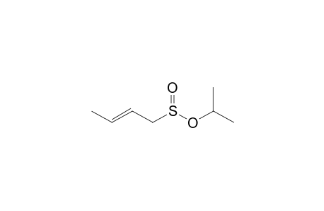 (E)-2-butene-1-sulfinic acid propan-2-yl ester