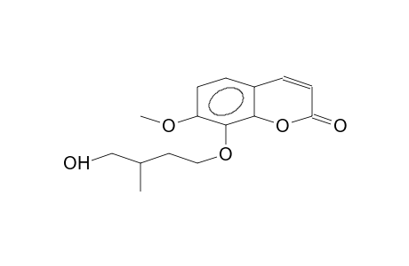 2H-1-BENZOPYRAN-2-ONE, 8-(4-HYDROXY-3-METHYLBUTOXY)-7-METHOXY-